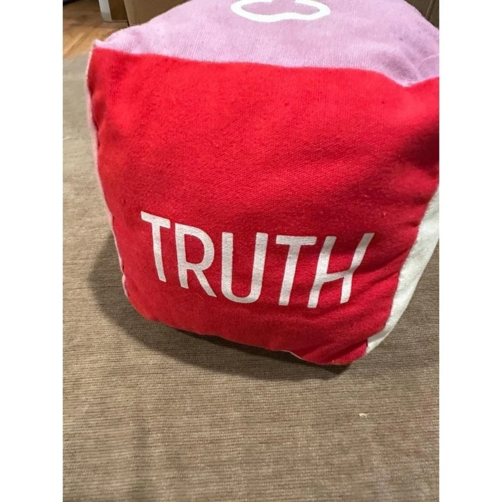 Cube Floor Pillow Multicolor Dance Dare Crush Truth Good